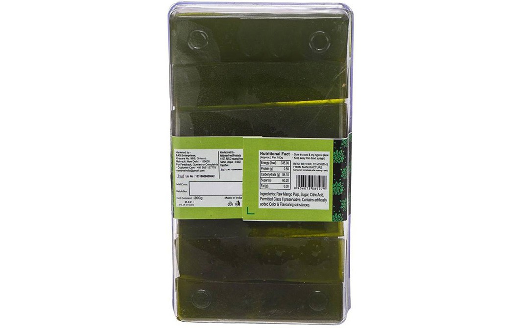 New Tree Raw Mango Treat (Kaccha Aam Papad)   Glass Jar  200 grams
